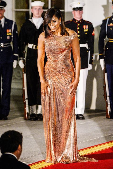 Michelle Obama’s State Dinner Fashion 